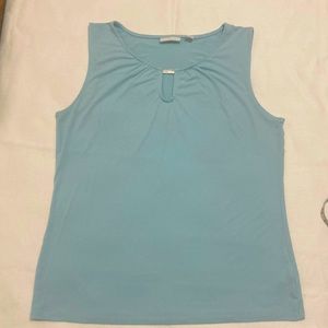 New York & Company Light Blue Top L